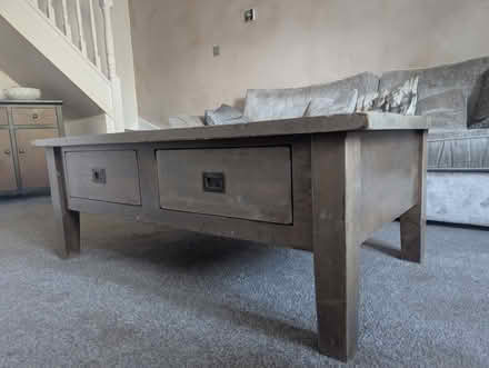 Photo of free 2 drawer coffee table (NE23) #4