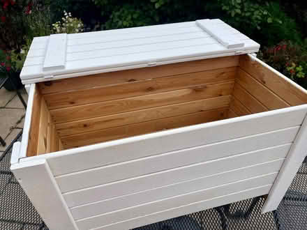 Photo of free White Painted Pine Wood Chest (Corner Hall HP2) #2