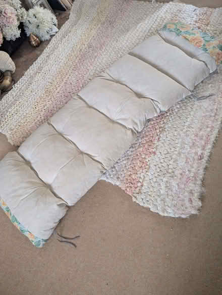 Photo of free Floral recliner cushion 6ft x 2ft nice and plump Camping? (Bingham NG13) #3