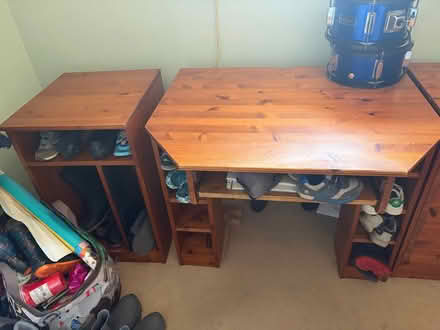 Photo of free chest of drawers, desk and a dresser. (Sheet GU31) #3