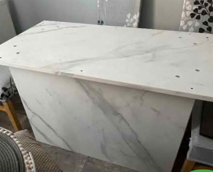 Photo of free Dining table base marble effect (Coley RG1) #1