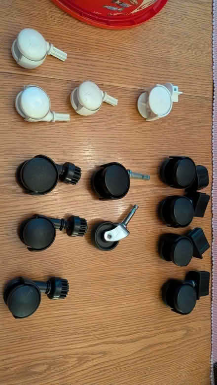 Photo of free Assortment of castor wheels (RG24 Old Basing) #1