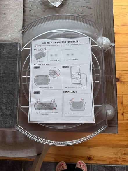 Photo of free Sliding Refrigerator Turntable (Munster) #1