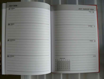 Photo of free 2026 hardback diary 8.5" x 6" (A5?) (Kempsey WR5) #2