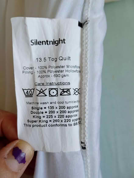 Photo of free Single duvet (Abbey Hey M18) #1