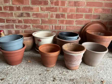 Photo of free Ceramic and plastic pots and chimney (Eastbourne BN21) #2