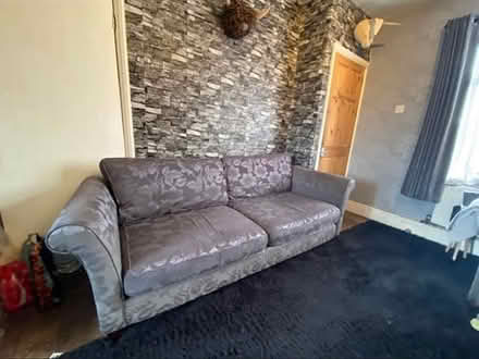 Photo of free Large grey sofa (Burton-on-Trent DE13) #2