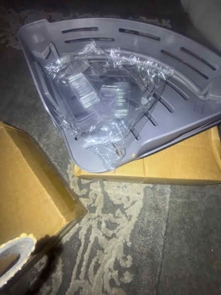 Photo of free Grey Bathroom corner shelves (Wimbledon SW19) #1