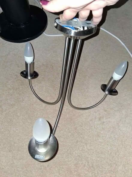 Photo of free Silver Ceiling light (Bradlaugh Fields NN3) #1