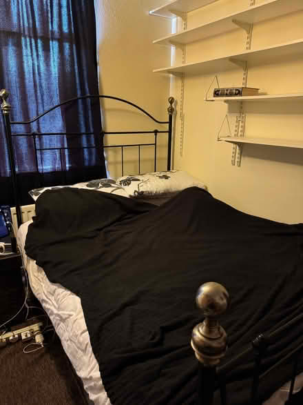 Photo of free Bed frame (double) (Caterham CR3) #1