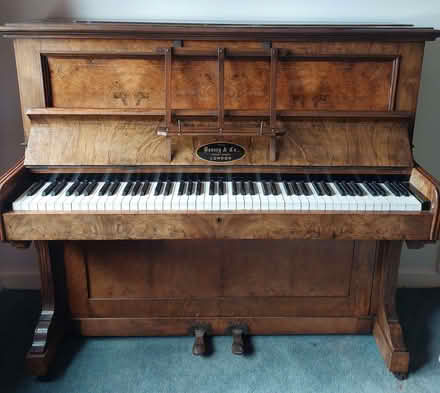 Photo of free Vintage walnut Boosey & Co upright piano (Top Amersham HP6) #3