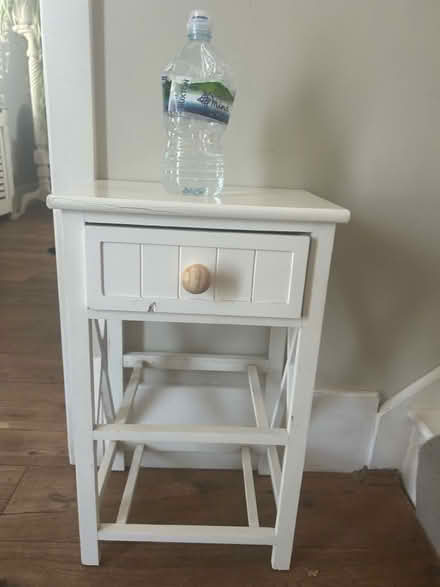 Photo of free Small white side table (Pennhill BH14) #1