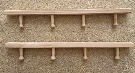 Photo of free Wood Peg Rack Pair (Cupertino - DeAnza and 280) #2