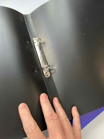 Photo of free 2 plastic ring binders (Westbrook WA5) #2