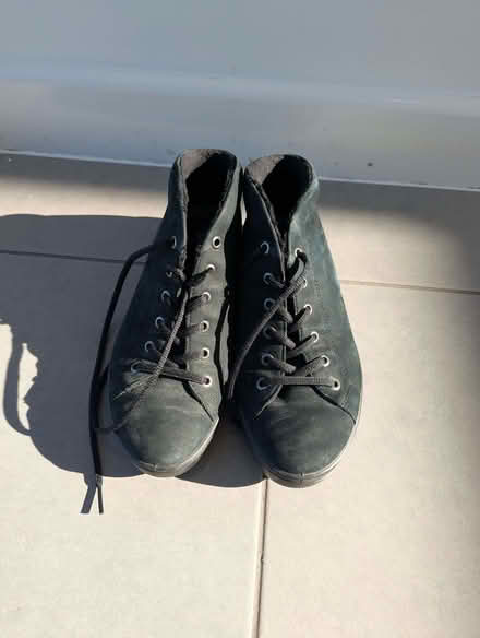 Photo of free Almost new black Ecco shoes - size 5 (West Kensington W14) #3