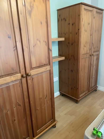 Photo of free Pine double door wardrobes (Lancaster bowerham) #2