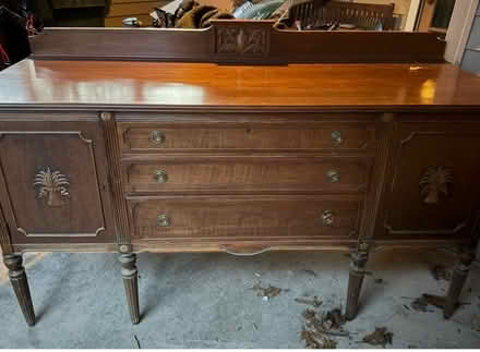 Photo of free Quality Hard Wood Credenza (Uplands near Lake Anne Reston) #1