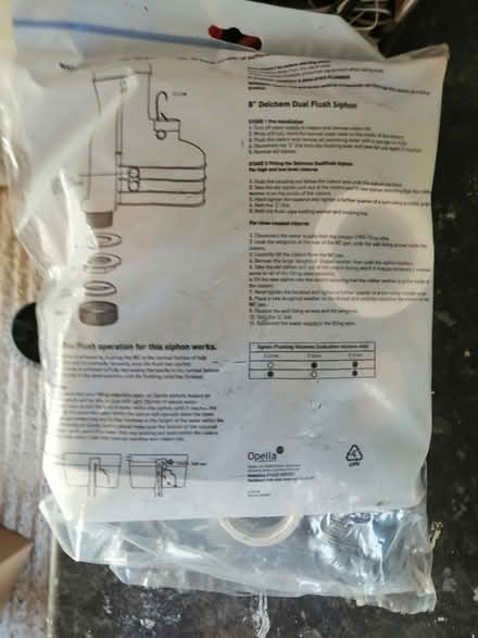 Photo of free 8" Dual Flush Siphon (Abbeymead GL4) #2