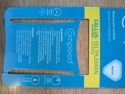 Photo of free Compeed Callus Plasters (Fulwood S10) #3