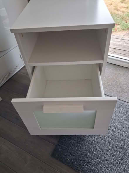 Photo of free White bedside cabinet (Beauchief S8) #2