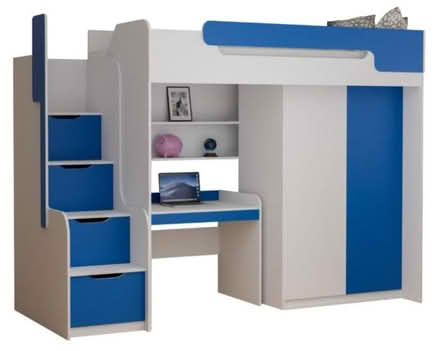 Photo of free Kids loft sleeper bed, built in storage with desk. (Ruislip HA4) #2