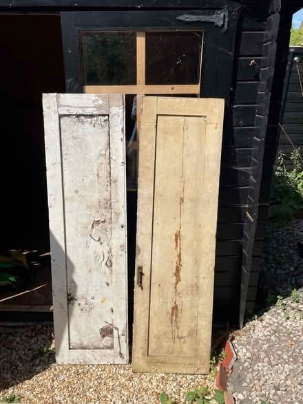 Photo of free Two old wooden cupboard doors (Walton Manor OX2) #1