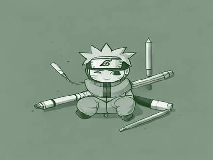 Photo of Naruto stationary set (Cambridge Estate LS21) #1