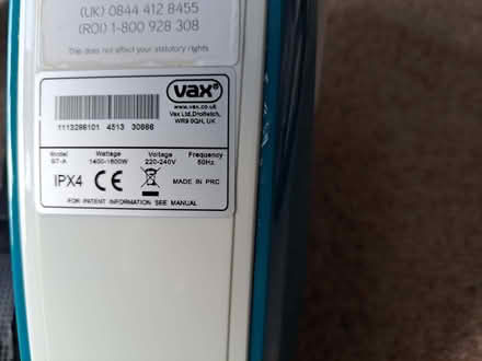 Photo of free Vax portable steamer with shoulder strap and accessories (Molesey KT8) #3