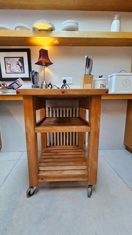 Photo of free Solid wood Butcher's trolley (Ravenscourt Park W6) #1