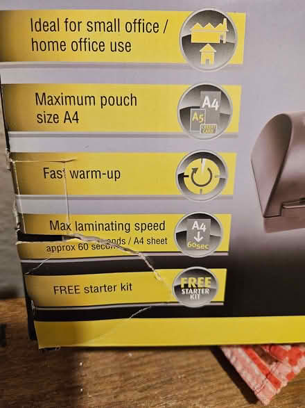 Photo of free laminator (Loughborough LE11) #4