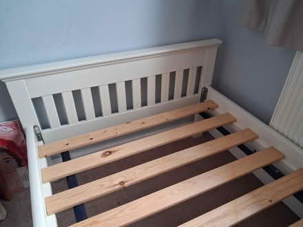 Photo of free Solid wood single bed frame (Bicton Heath SY3) #3