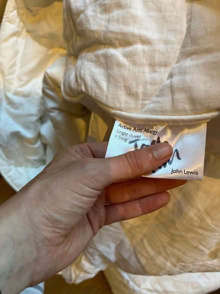 Photo of free Single Duvet 4.5tog + 9.0tog (clips together) (Walham Green SW6) #4