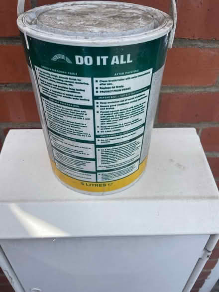 Photo of free White masonry paint (Fawdon NE3) #2