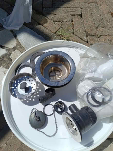 Photo of free Kitchen sink drain fittings, unused (North Dublin Fairview/Clontarf) #1
