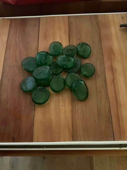 Photo of free Decorative Green Glass Pebbles (Cosham PO6) #1