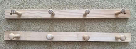 Photo of free Wood Peg Rack Pair (Cupertino - DeAnza and 280) #1