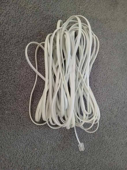 Photo of free RJ11 telephone cable 10 metres long (Chelsfield BR6) #1