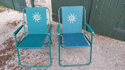 Photo of free Two folding garden chairs (Kendal LA9) #1