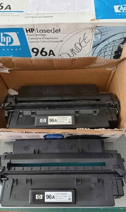 Photo of free New and hardly used toner cartridges for a HP2200 (Southsea PO5) #2