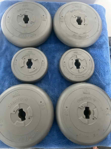 Photo of free DP Orbatron weights for Bar/Dumbell (Bushey WD23) #1
