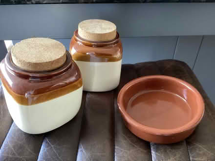 Photo of free Storage jars and dish (Raheny) #1