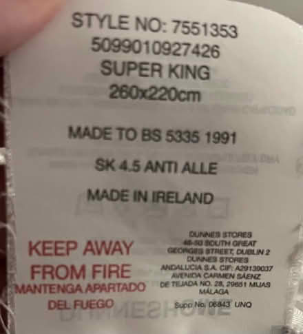 Photo of free Super-king size duvets (Dublin 7) #4
