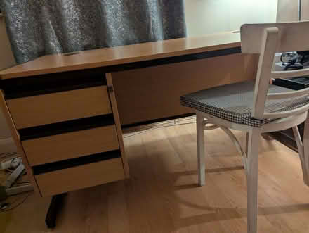 Photo of free Large Work Desk with Drawers (Balham SW12) #2