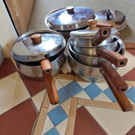 Photo of free Saucepans and frying pans (Barnard's Green WR14) #1
