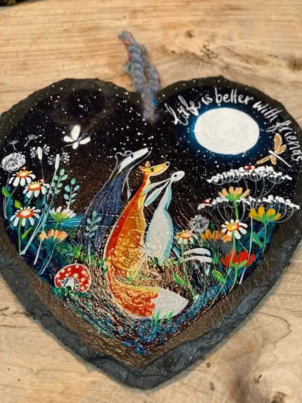 Photo of free Slate heart (Iffley Road OX4) #1