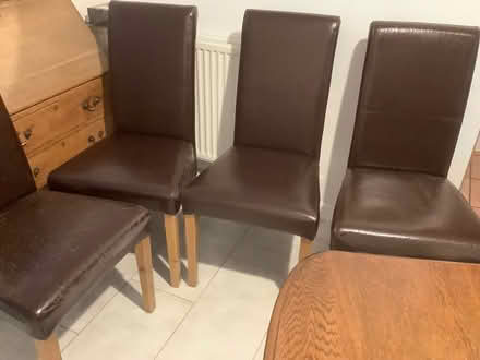 Photo of free 4 dinning chairs (Luckington SN14 6PF) #1