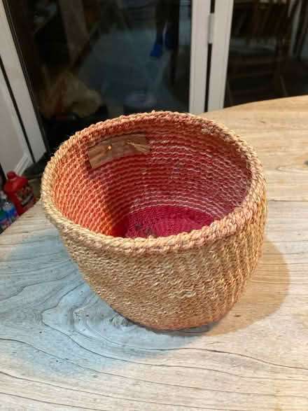 Photo of free Basketwork plant pot cover (Iffley Road OX4) #1
