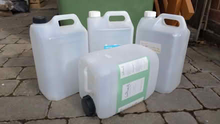 Photo of free 5 litre plastic containers (Duffield DE56) #1