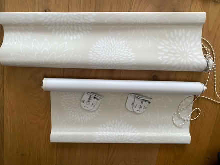 Photo of free 2 ROLLER BLINDS 600 x 1200 new 480 x 900 (needs string) (Broadwater BN14) #1