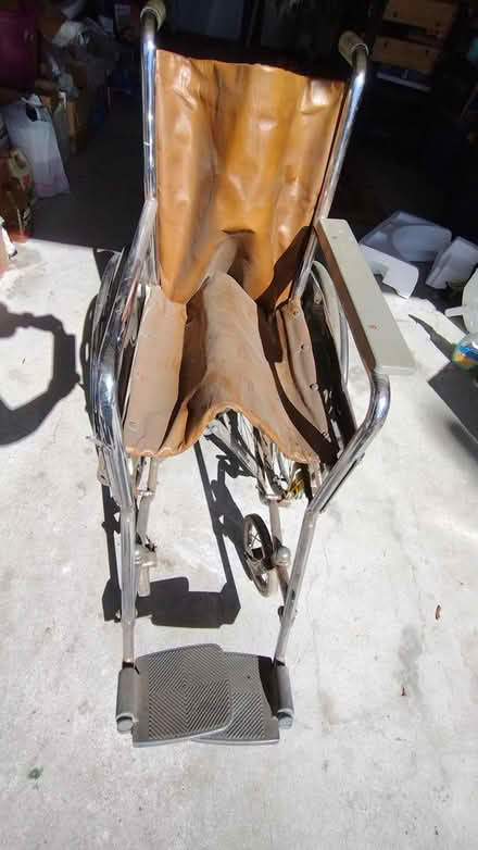 Photo of free Old wheelchair (Cupertino near the post office) #2